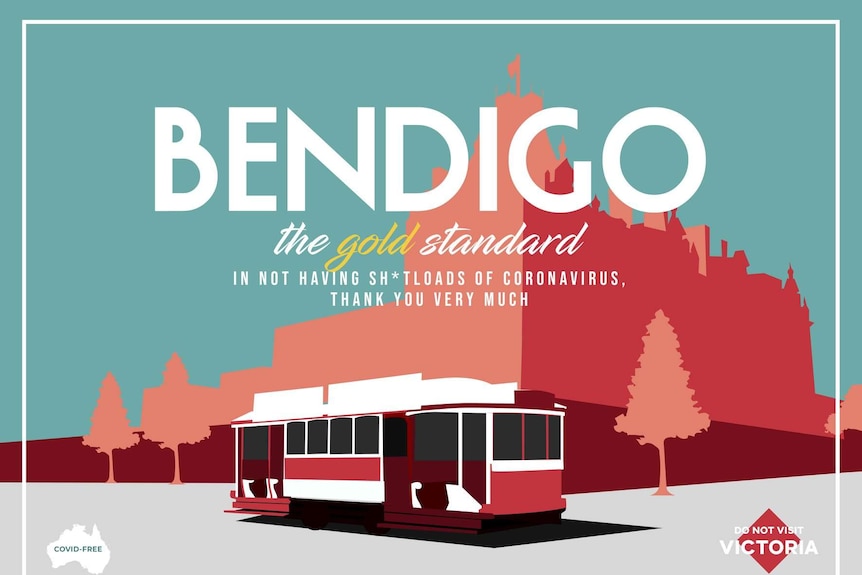 A tongue-in-cheek advertisement for the regional town of Bendigo