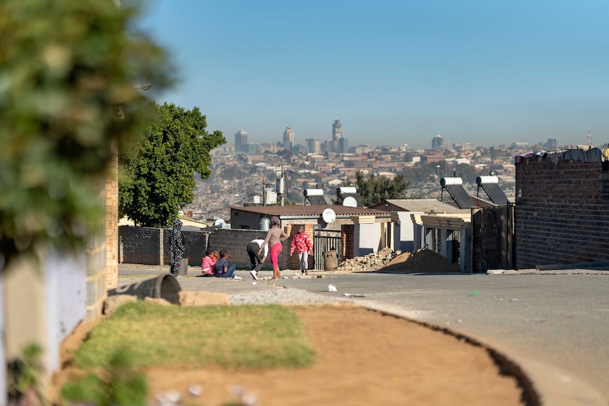The town of Alexandra, outside Pretoria, South Africa.