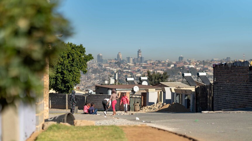 The town of Alexandra, outside Pretoria, South Africa.