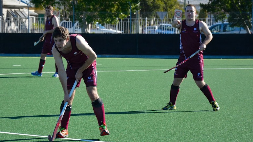 University of Newcastle hockey players.