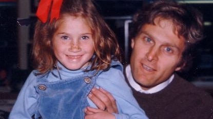 Bruce Fairfax and daughter.