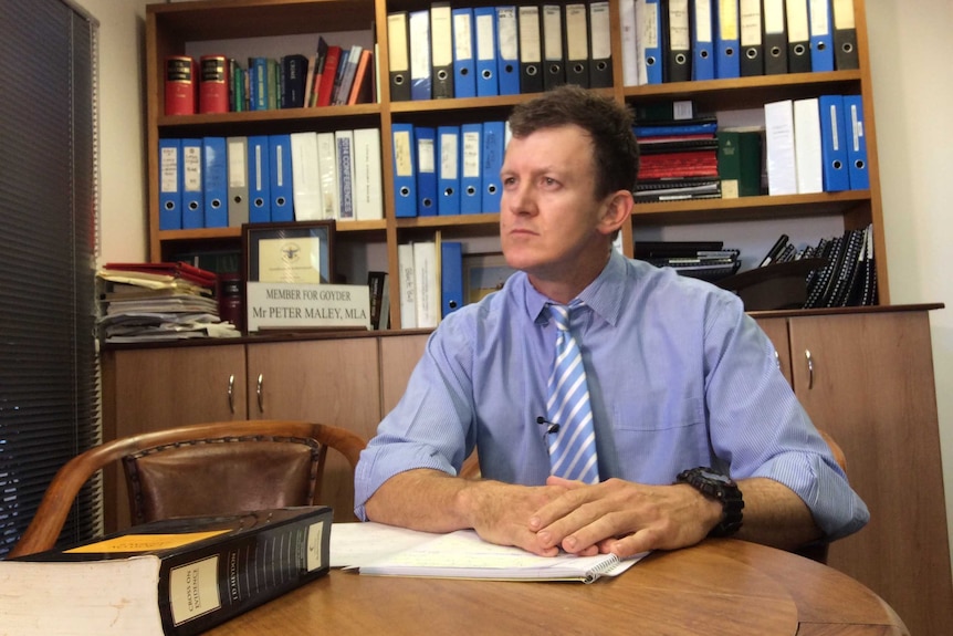 NT solicitor Peter Maley in his Darwin law offices.