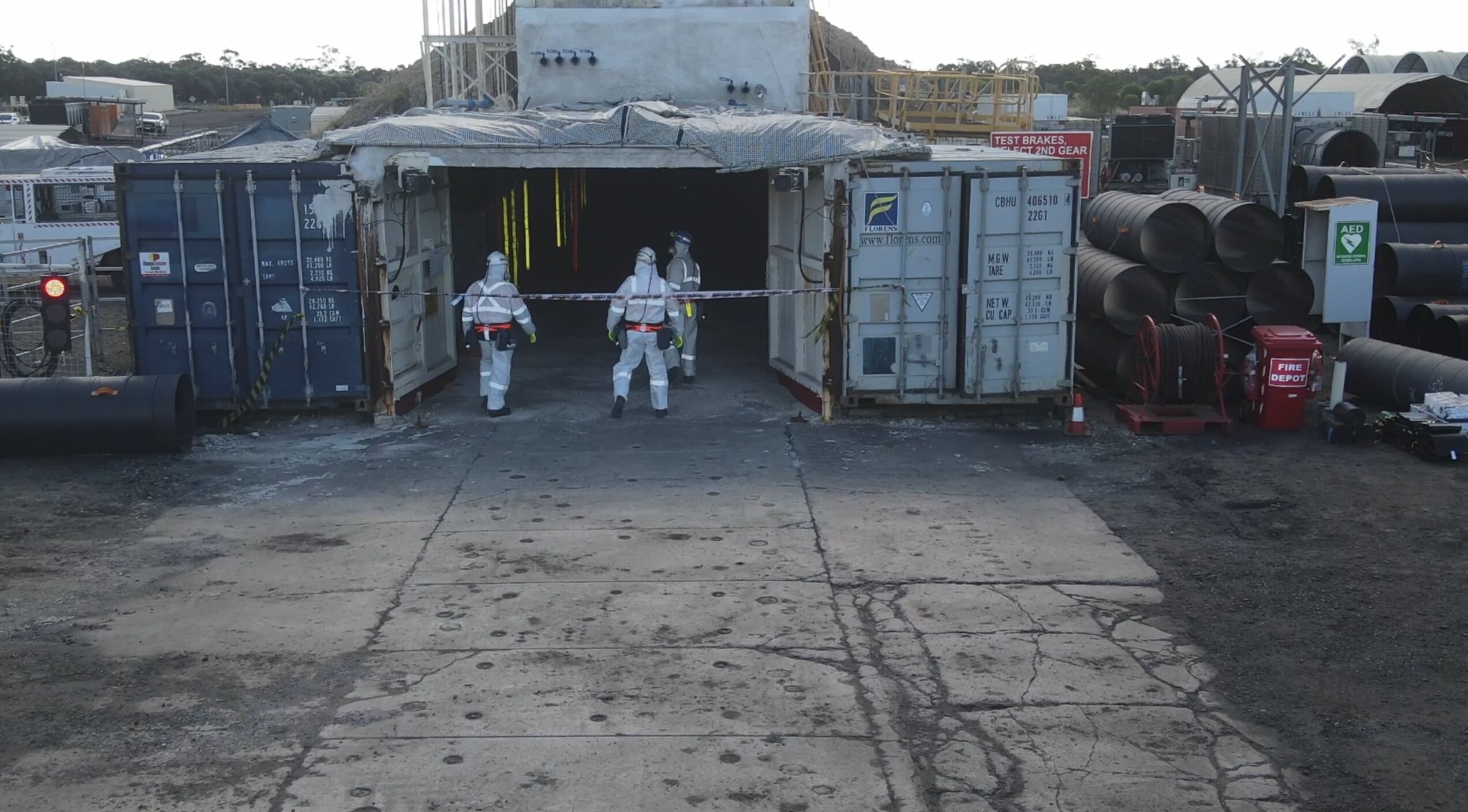 Inspections begin on fire-stricken Grosvenor mine ahead of full re-entry