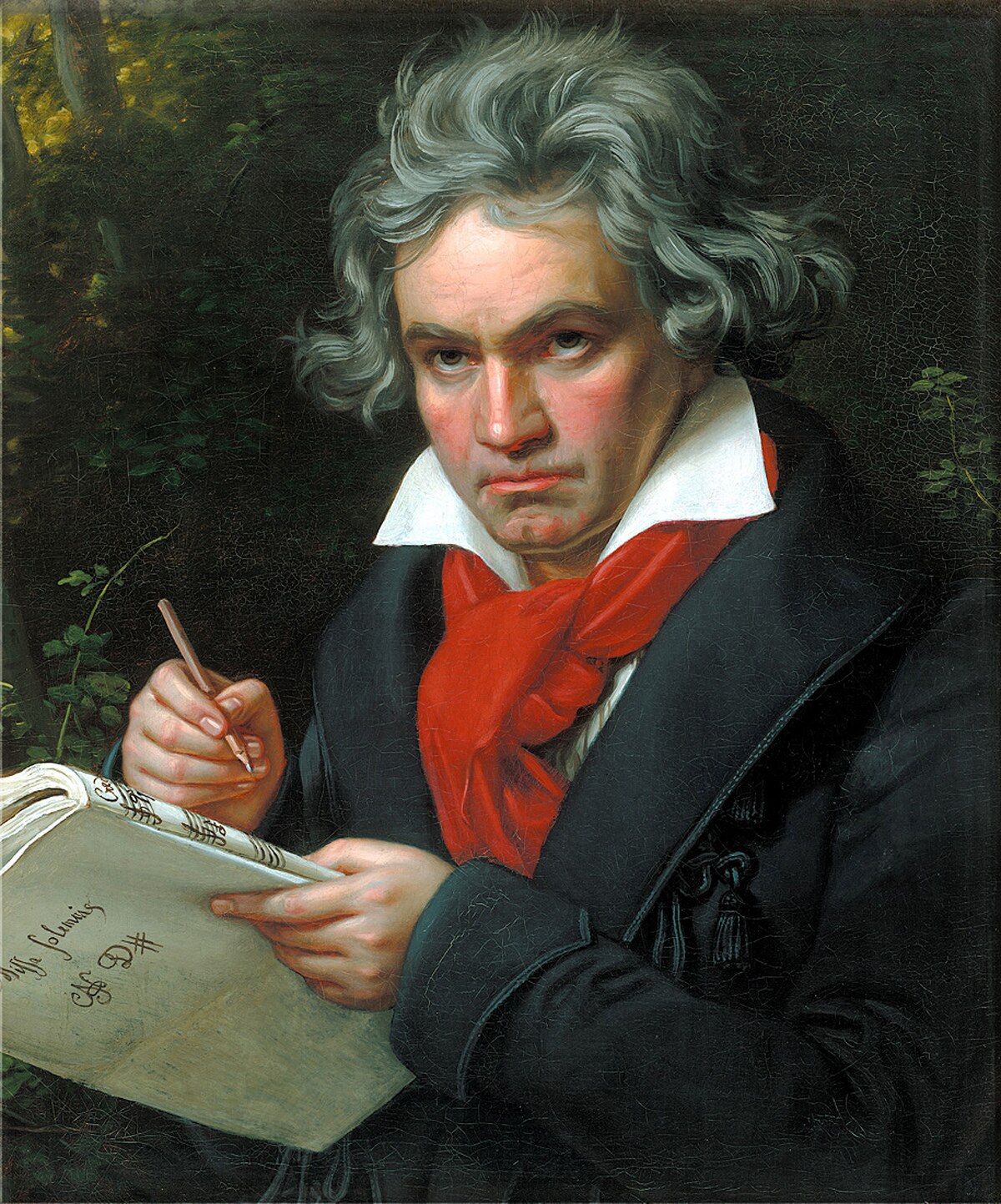 Portrait of Ludwig van Beethoven
