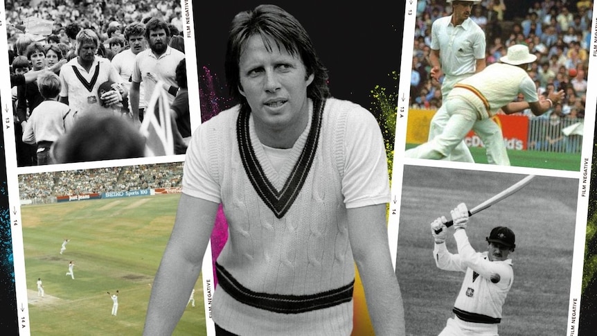 A collection of photos from the 1982 Boxing Day Test.