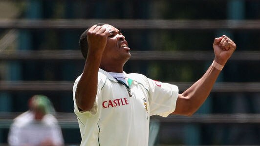 Record-breaker...Ntini holds the best match figures in South African Test history.