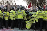 Police clash with demonstrators