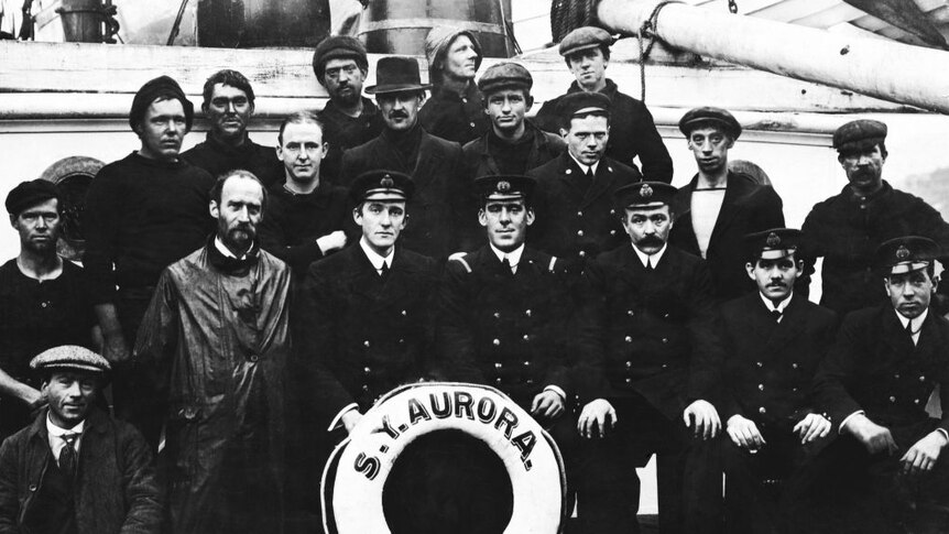 Officers and crew of the Aurora.