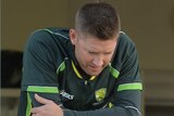Michael Clarke before play on last day of Ashes 2015