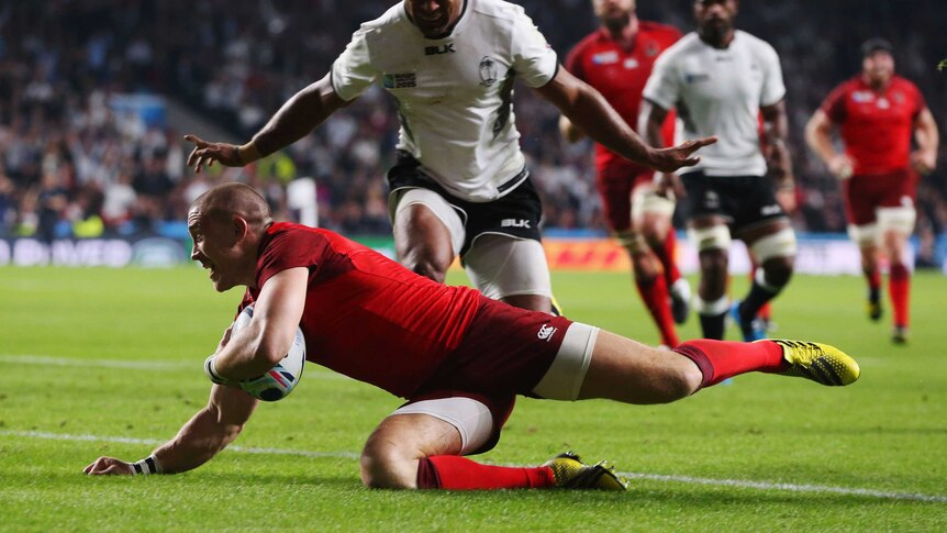 Potent weapon ... England full-back Mike Brown