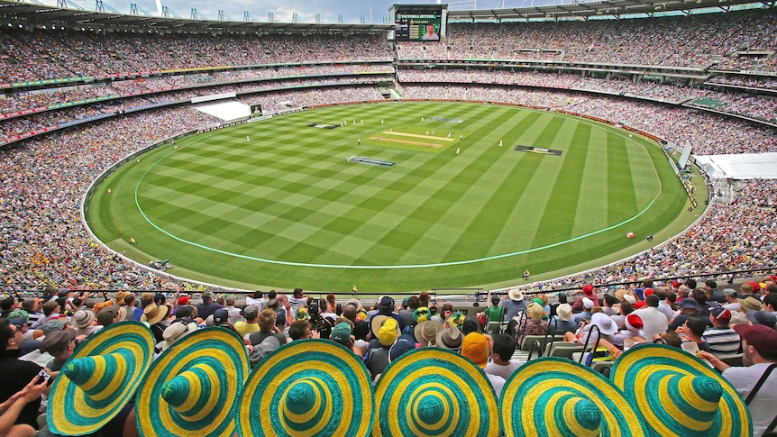 Fans pack the MCG for the Boxing Day Ashes cricket Test on December 26, 2013.