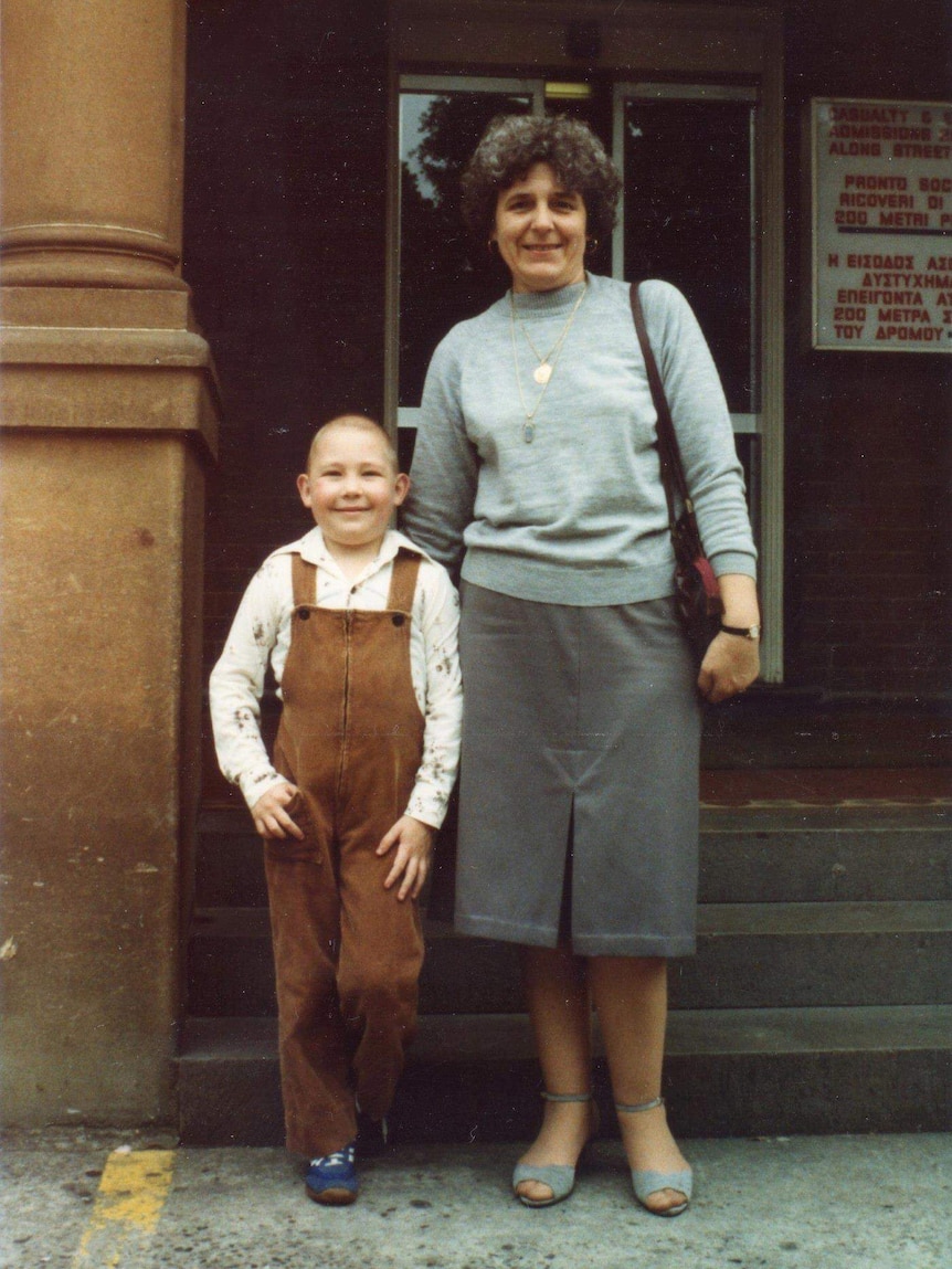 Peter and Vida standing next to each other.