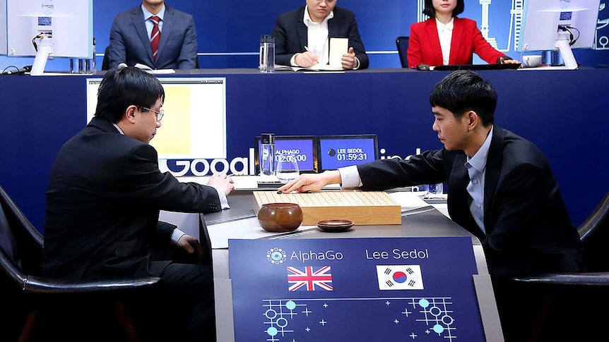 Lee Se-dol plays AlphaGo