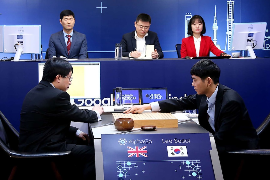 Lee Se-dol plays AlphaGo