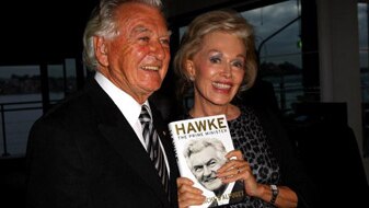 Bob Hawke and Blanche D'Alpuget (Getty Images: Graham Denholm)