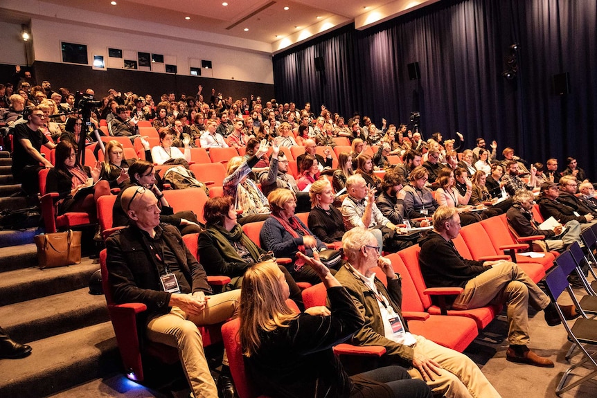 Audience at Screen Makers Conference 2018