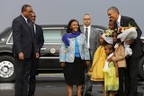 US president Barack Obama arrives in Addis Ababa