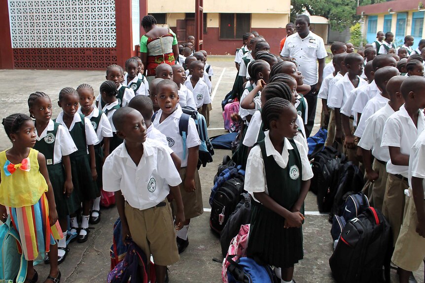 Schools reopen in Liberia