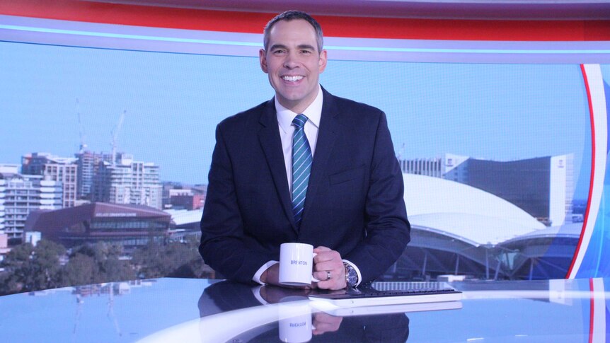 Channel 9 Adelaide newsreader Brenton Ragless