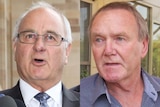 A composite image of former WA Liberal MPs Brian Ellis (left) and Nigel Hallett.