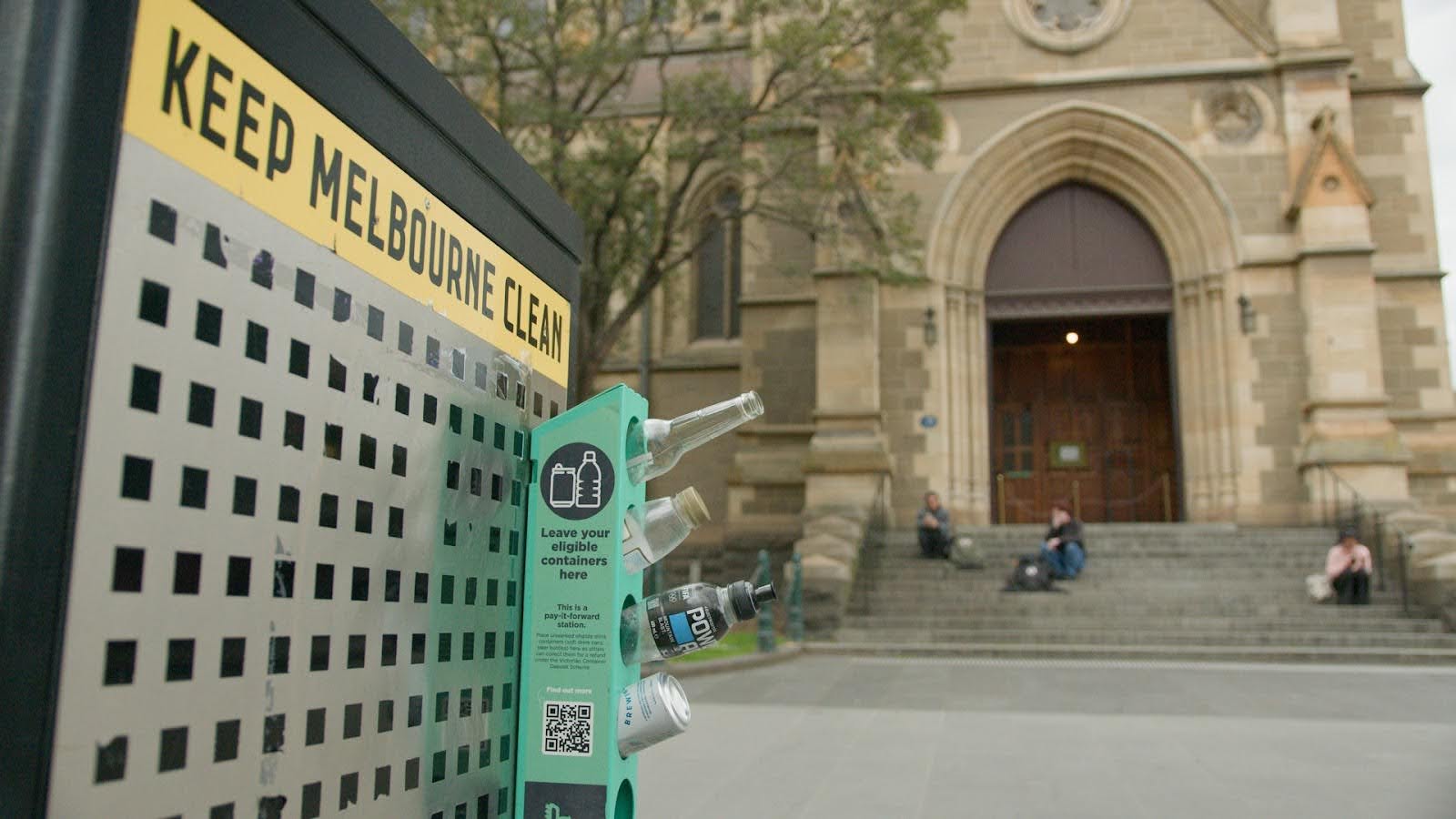 New bin units aim to give bottle collectors a safer route to cash