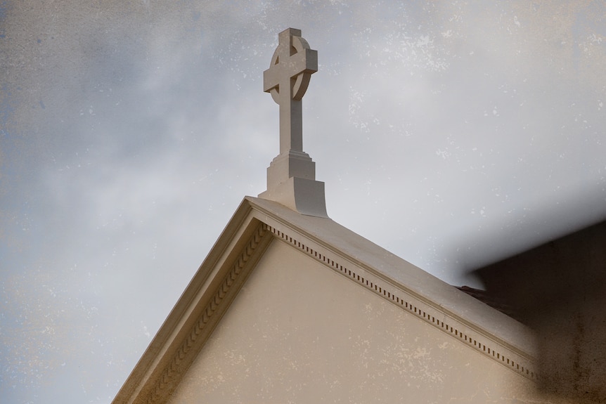 Cross on top of building at Nudgee School