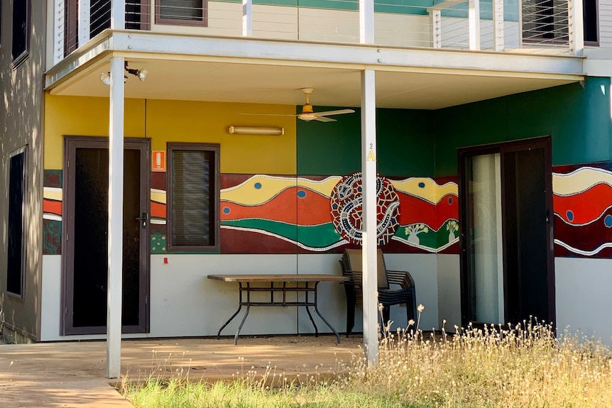 Image of a empty, multi-storey building in Derby, Western Australia.