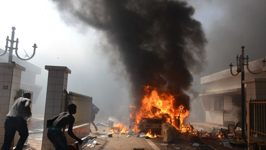 Protesters storm Burkina Faso's parliament