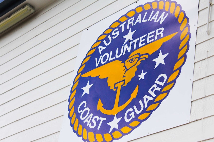 a photo of the Australian Volunteer Coastguard sign