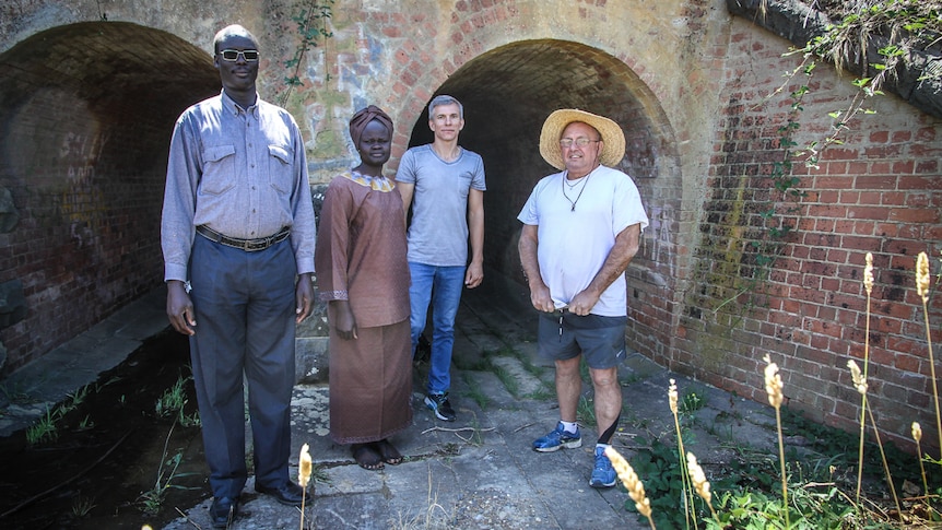 Light at the End will be performed in a tunnel beneath the railway line by five local residents who have made Australia home.