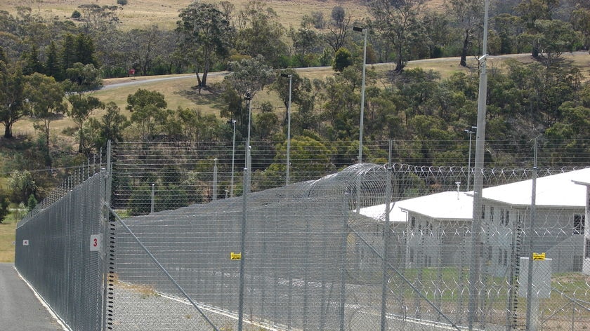 The fence at Hobart's Risdon Prison