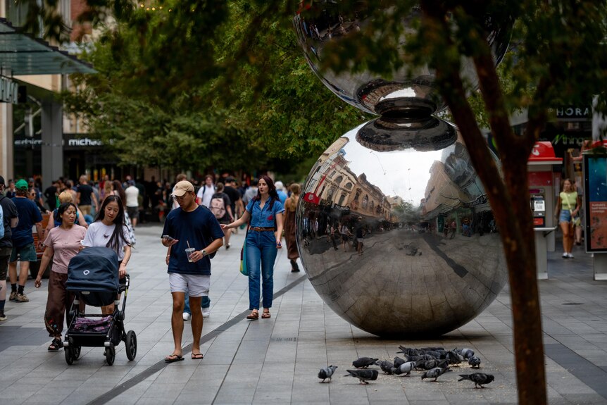 Malls Balls in Rundle Mall.