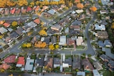 An aerial view of Melbourne's eastern suburbs.