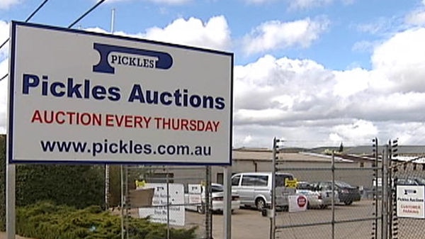 Work is underway to decontaminate 71 vehicles at the Pickes Auctions site.
