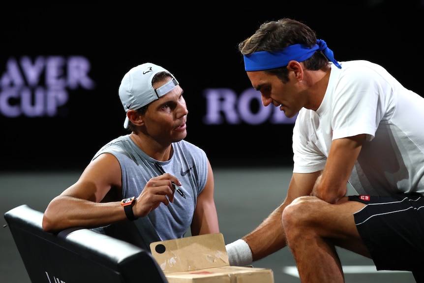 Rafael Nadal and Roger Federer talk