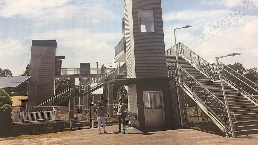 An artist's impression of a proposed upgrade to a South Coast train station.