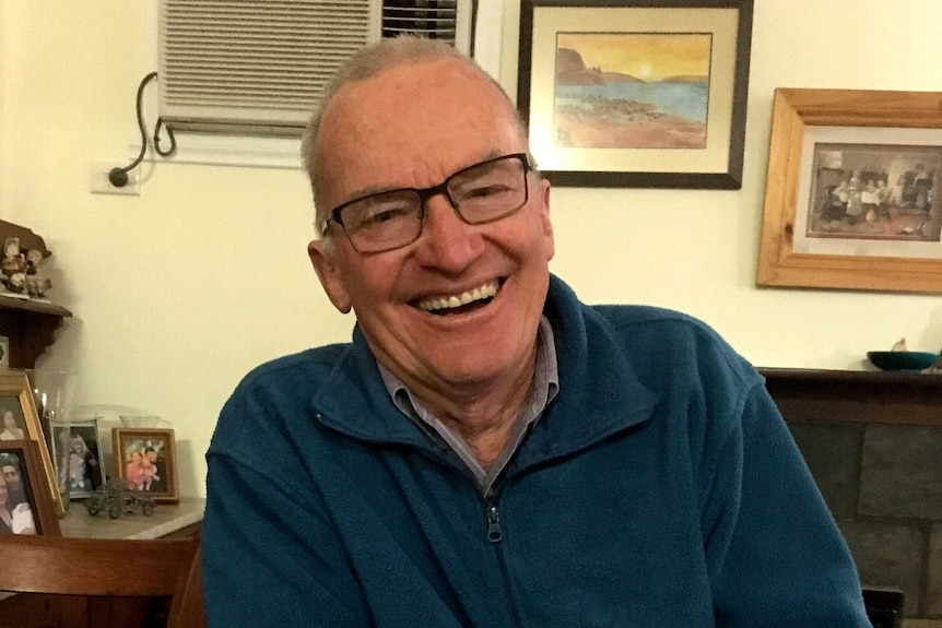 Organic grain farmer Bryce Pritchard in his Murrayville home.