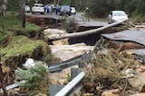 Montacute Road damaged by storm