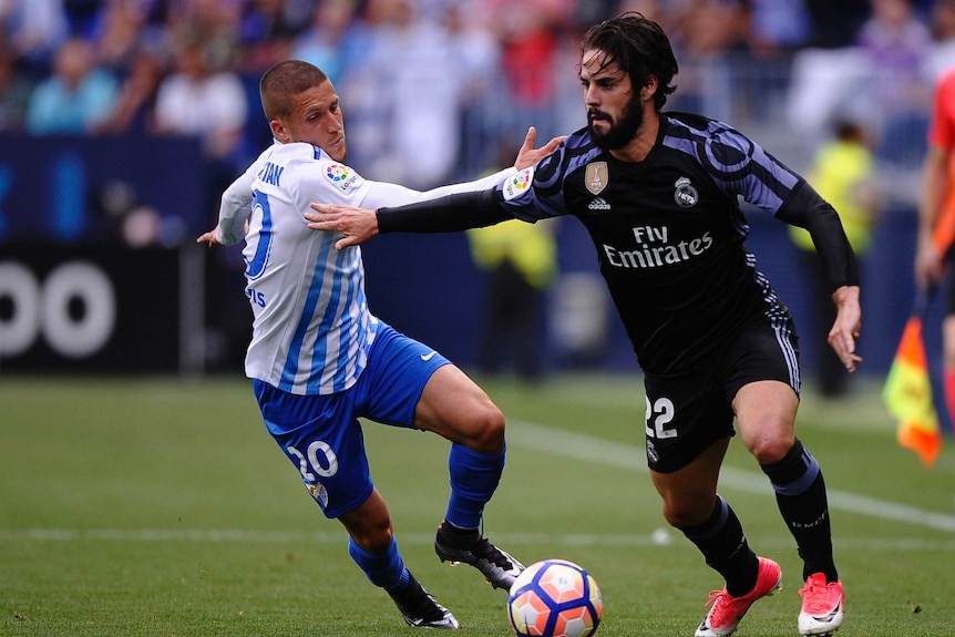 Isco on the ball for Real Madrid.