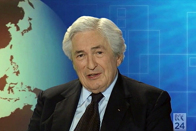Former World Bank president James Wolfensohn.