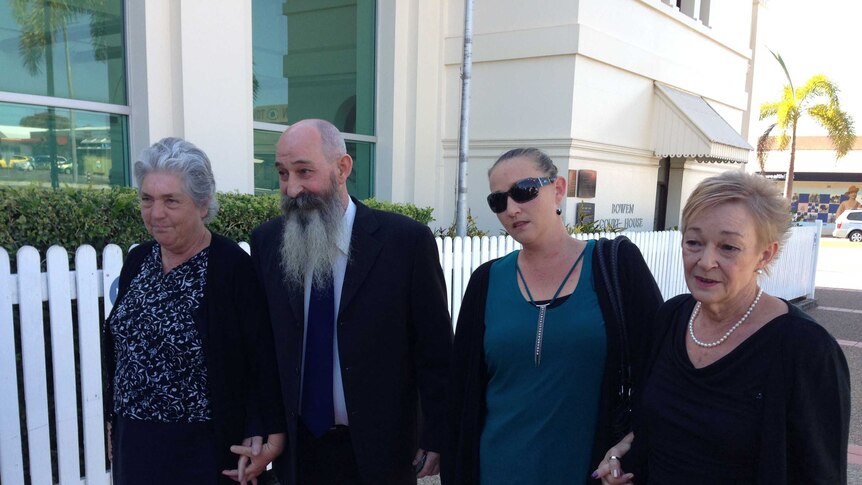 The Antonio family arriving at court.