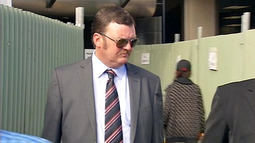 Peter Sivewright leaves Southport Magistrates Court after pleading guilty.