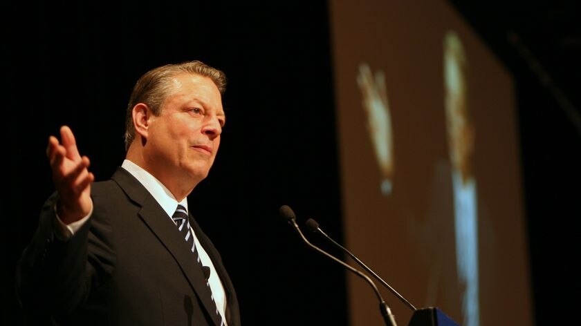 Al Gore is in Australia on a speaking tour.