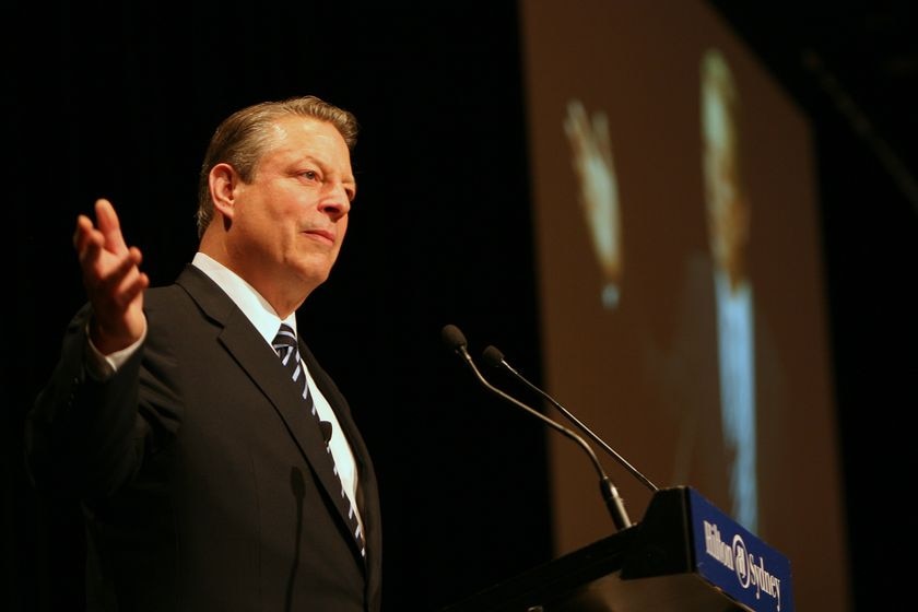 Al Gore is in Australia on a speaking tour.