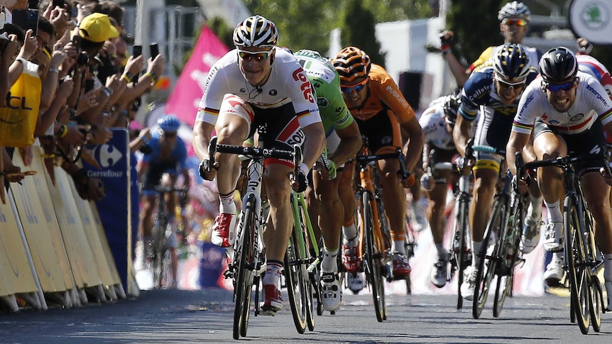 Andre Greipel wins the sixth stage of the Tour de France
