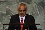 Confident Tuvalu PM voice for climate change
