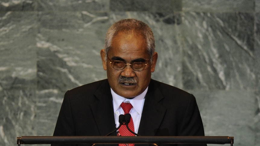 Tuvalu Prime Minister Willy Telavi