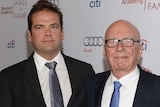 Lachlan Murdoch, Rupert Murdoch and James Murdoch