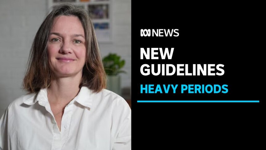 New Guidelines, Heavy Periods: A woman with brown hair wearing a white shirt smiling at the camera.