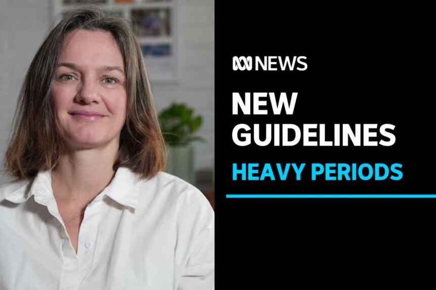 New Guidelines, Heavy Periods: A woman with brown hair wearing a white shirt smiling at the camera.
